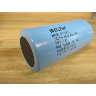 Mallory CGS233U040V4C Capacitor 362 9717 56699 - Used