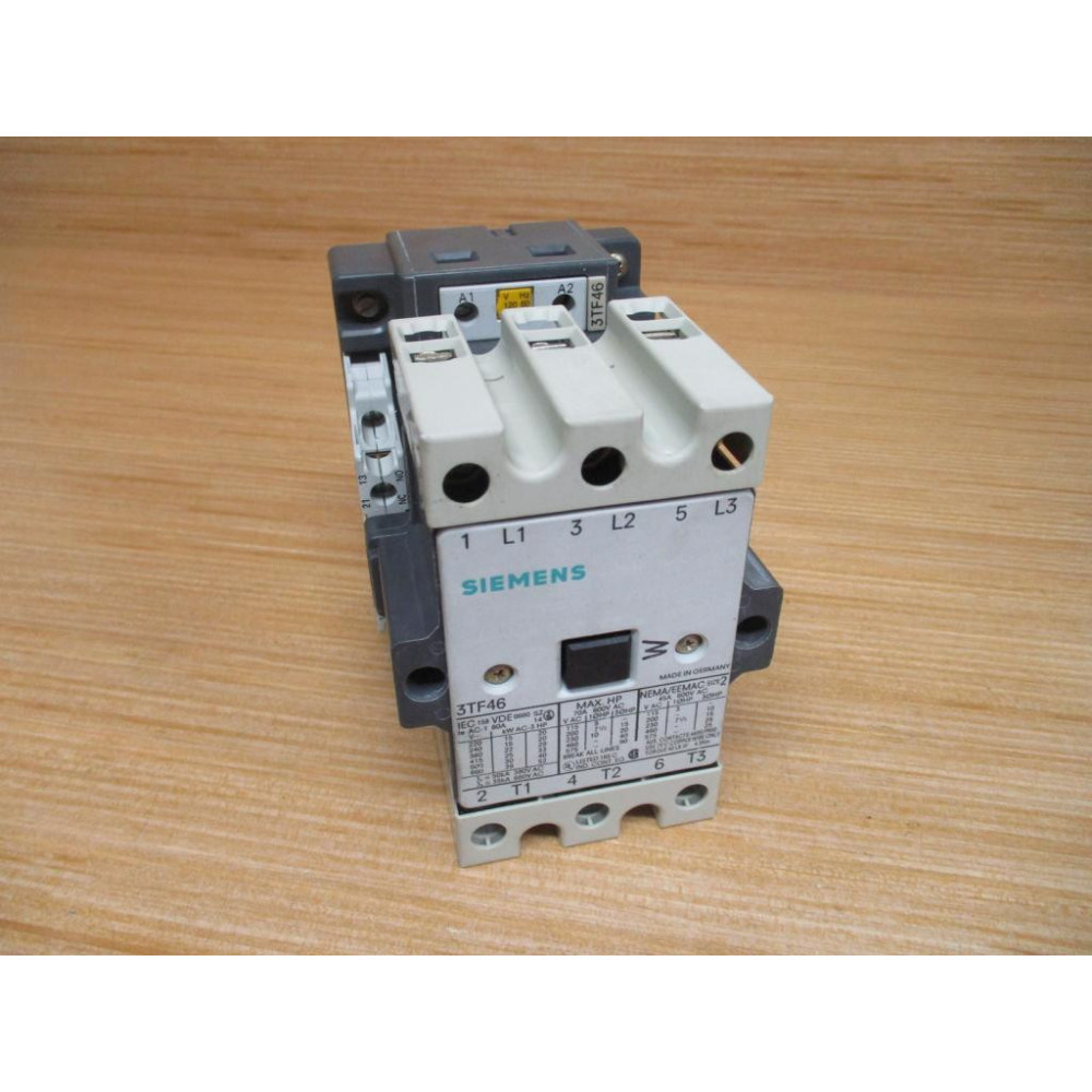 Siemens 3TF46 Contactor - Used