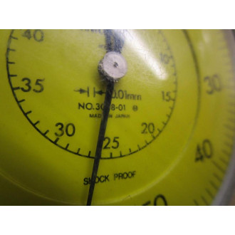 Mitutoyo 3058-01 Dial Indicator Missing Tip - Used