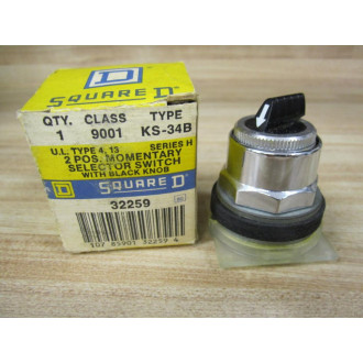Square D 9001-KS-34 Momentary Selector Switch 9001KS34