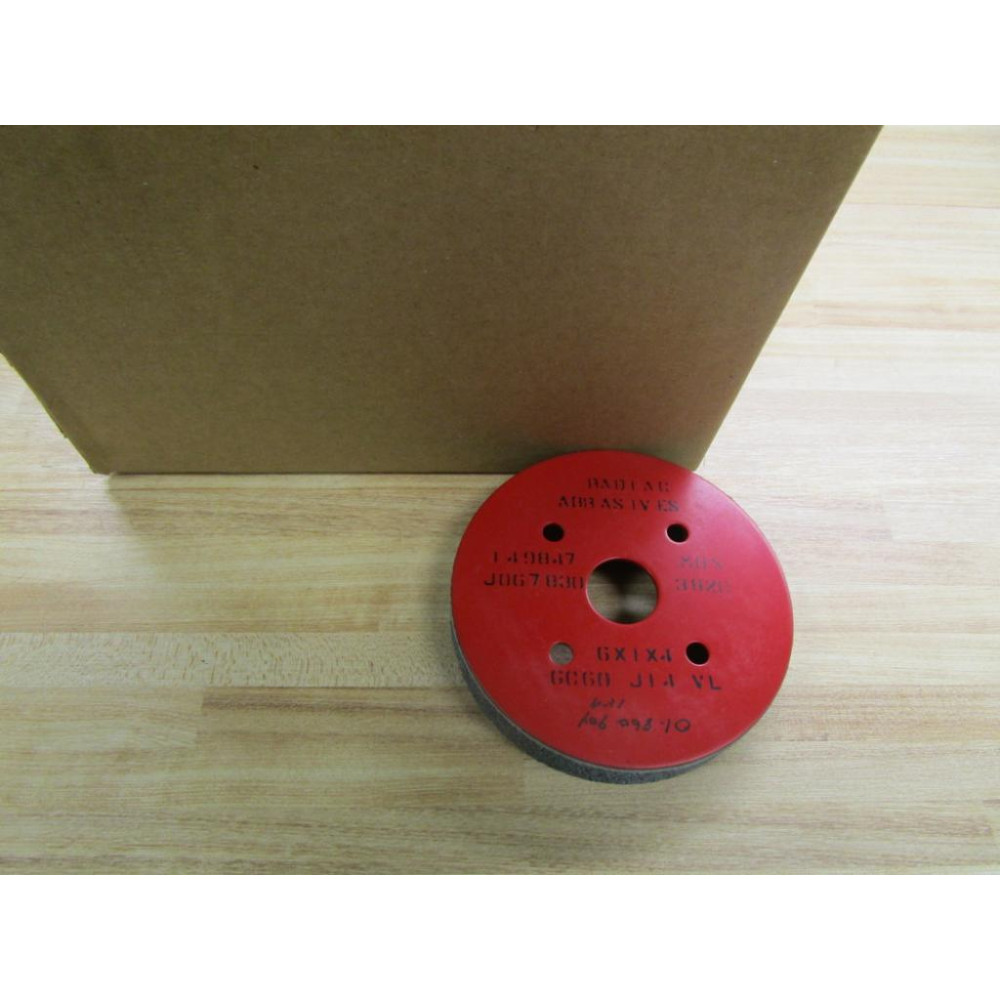Radiac Abrasives GC60 J14 VL Plate Mounted Grinding Wheel (Pack of 8)