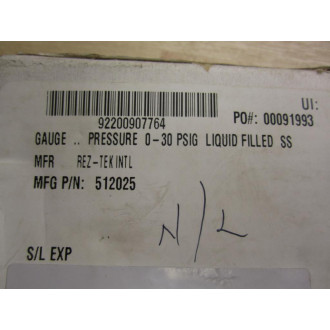 USG 512025 Pressure Gauge