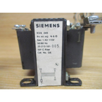 Siemens 25-213-101-005 Industrial Control Transformer - Used
