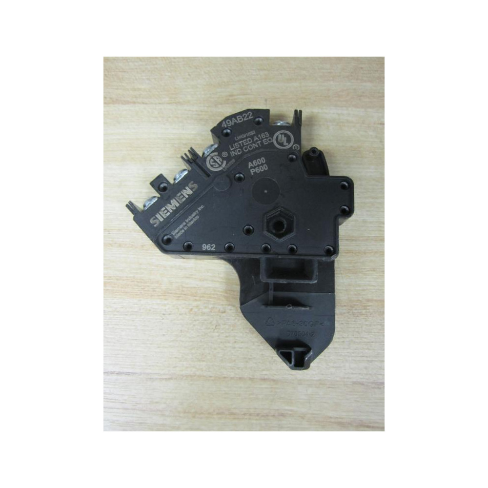 Siemens 49AB22 Auxiliary Contact - New No Box