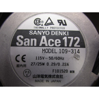 Sanyo Denki 109-314 Axial Fan - New No Box