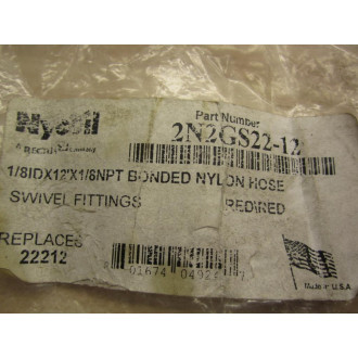 Nycoil 2N2GS22-12 Bonded Nylon Hose