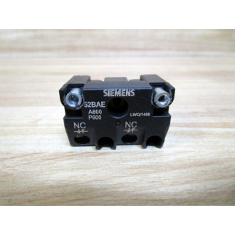 Siemens 52BAE Contact Block - New No Box