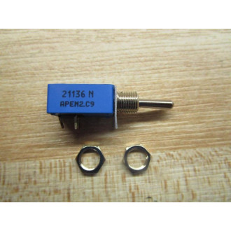 Apem Component 21136 N Toggle Switch 21136N - New No Box