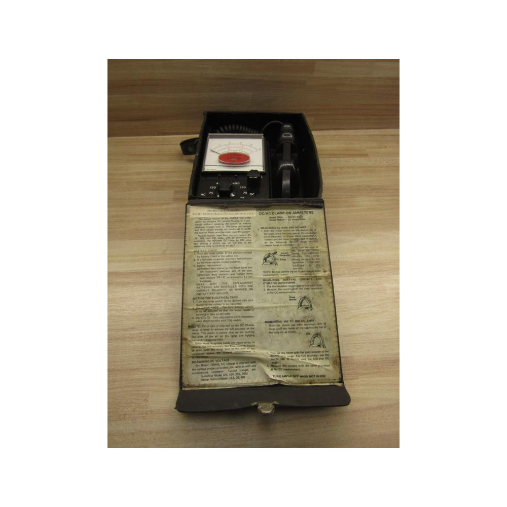 Martindale 705-A Clamp-On Ammeter No Batteries - Used