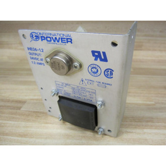 International Power IHB24-1.2 Power Supply IHB2412 WWiresConnectors - Used
