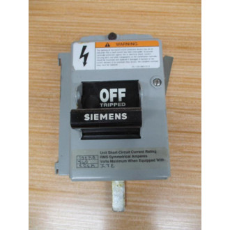 Siemens 25-135-017-529 Locking Switch Mechanism - Used