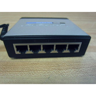 Linksys SD205 5-Port 10100 Ethernet Switch + PS AD12V0.5A-SW - Used