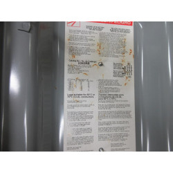 Square D H-363-RB Safety Switch H363RB Side Hinge - Used