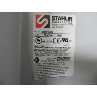 Stahlin RJ1816HPL Enclosure - Used