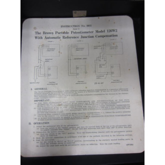 Honeywell 126W2 Vintage Industrial Portable Potentiometer No Battery - Used