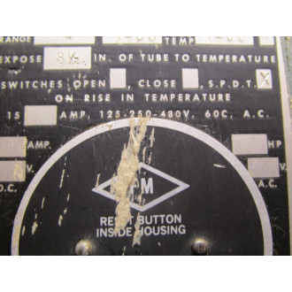 Burling Instrument Company F-1C Temperature Control F1C - Used