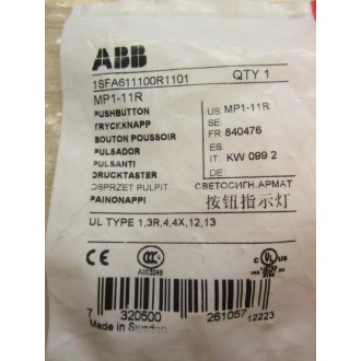 ABB MP1-11R Red Button