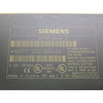 Siemens 6EP1332-2BA00 Power Supply 6EP13322BA00 - New No Box