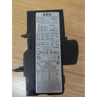 AEG 910-341-860-00 Thermal Overload Relay b27T - Used