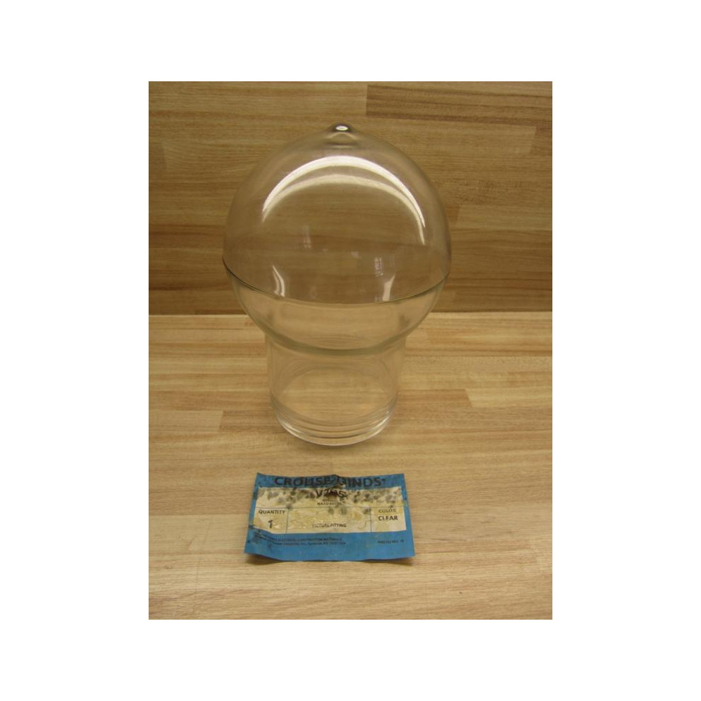 Crouse-Hinds VDB3 Vintage Industrial Explosion Proof Glass Globe - New No Box