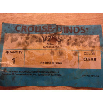 Crouse-Hinds VDB3 Vintage Industrial Explosion Proof Glass Globe - New No Box