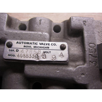 Automatic Valve 408B334A-9A Valve - New No Box