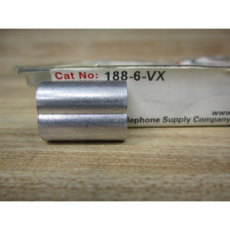 Nicopress 188-6-VX Oval Sleeve 1886VX (Pack of 6) - New No Box