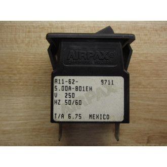 Airpax R11-62-5.00A-B01EH Rocker Switch - Used