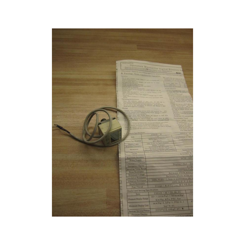 SMC ISE4B-T1-25 Digital Pressure Switch - New No Box