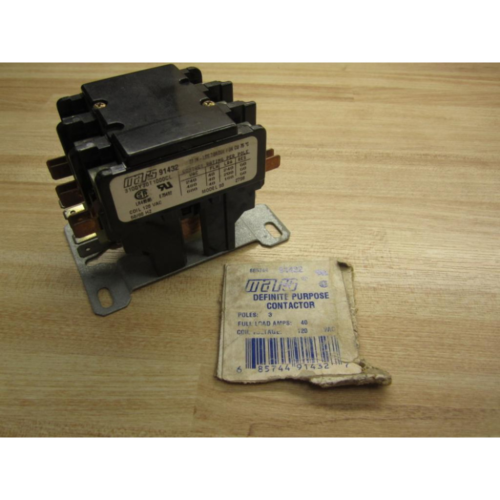 Mars 685744-91432 Definite Purpose Contactor - New No Box