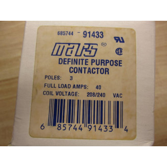 Mars 685744-91433 Definite Purpose Contactor