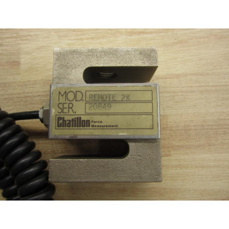 Chatillon REMOTE 2K S-Type Load Cell - New No Box