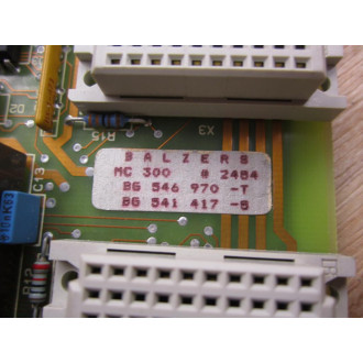 Balzers BG 546 973 C Circuit Board - Used