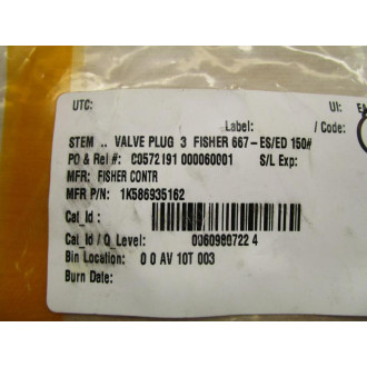Fisher Controls 1K586935162 Stem Valve