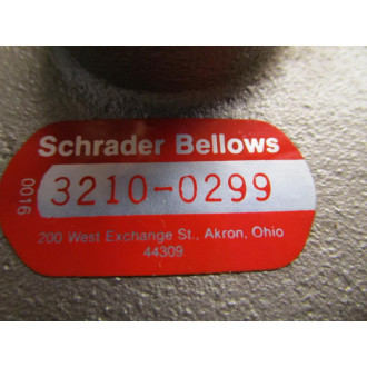 Schrader Bellows 3210-0299 Valve Missing Lever - New No Box