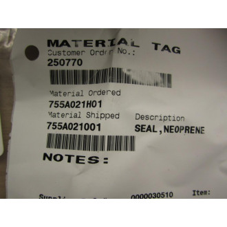 Westinghouse 755A021001 Neoprene Seal (Pack of 12)