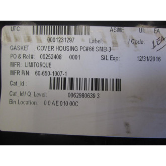 Limitorque 60-650-1007-1 Housing Cover Gasket (Pack of 3)