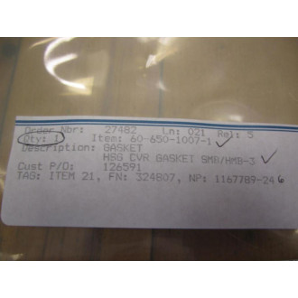 Limitorque 60-650-1007-1 Housing Cover Gasket (Pack of 3)