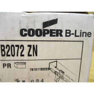 Cooper B2072 ZN Pipe Clamp 34" B2072ZN (Pack of 30)