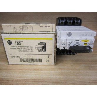 Allen Bradley 190-MN Manual Interrupter 190MN