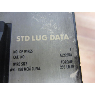 Square D IK36150 Current Limiting Circuit Breaker 150A 3 Pole - Used