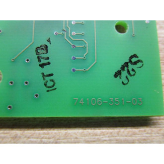 Allen Bradley 74106-351-03 Display Bd 7410635103 74105-352-52+74106-721-54 - Used