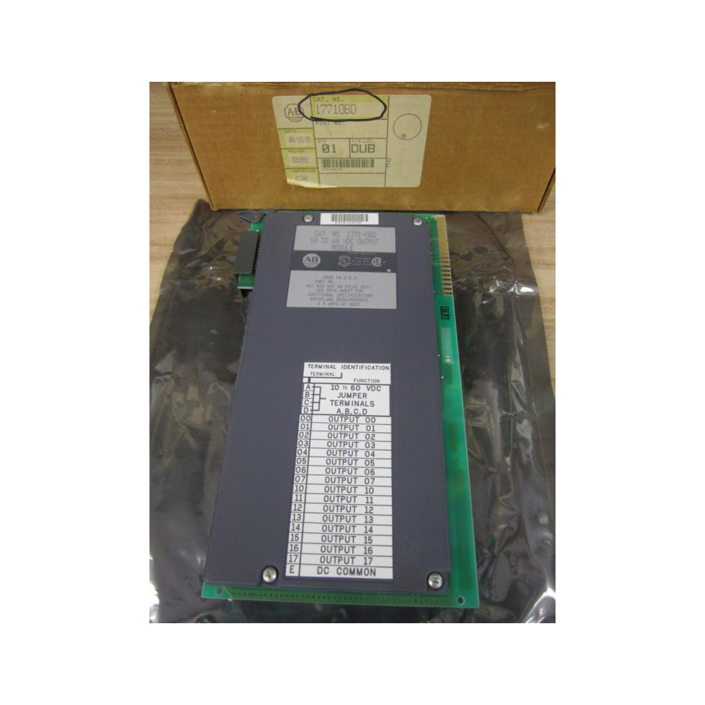 Allen Bradley 1771-OBD Output Module 1771-0BD - Refurbished