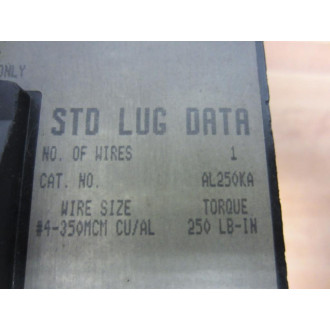 Square D IK36150 Current Limiting Circuit Breaker 150A 3 Pole - Used