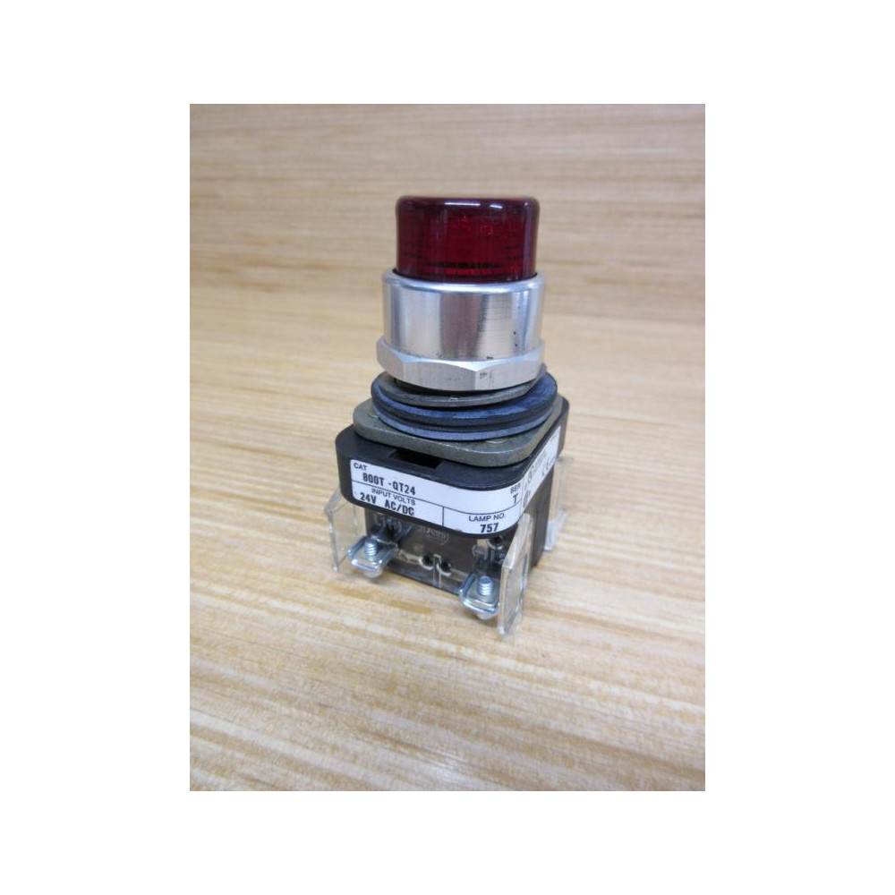 Allen Bradley 800T-QT24R Pilot Light 800TQT24R W800T-XA800T-Blank - New No Box