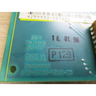 Indramat 109-0785-4B10-05 Circuit Board 109-0785-4A10-05 - Used
