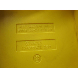 Woodhead 50-1651 Support Plate 501651 20A  125V - Used