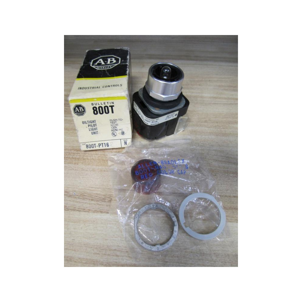 Allen Bradley 800T-PT16R Button Ser N, 120V Module, 800T-XA