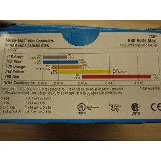 Ideal 30-073 Closed End Splice (Pack of 100)