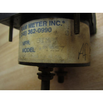 Simpson Model 1257 AC Amperes Meter 0-200 02626 - Used